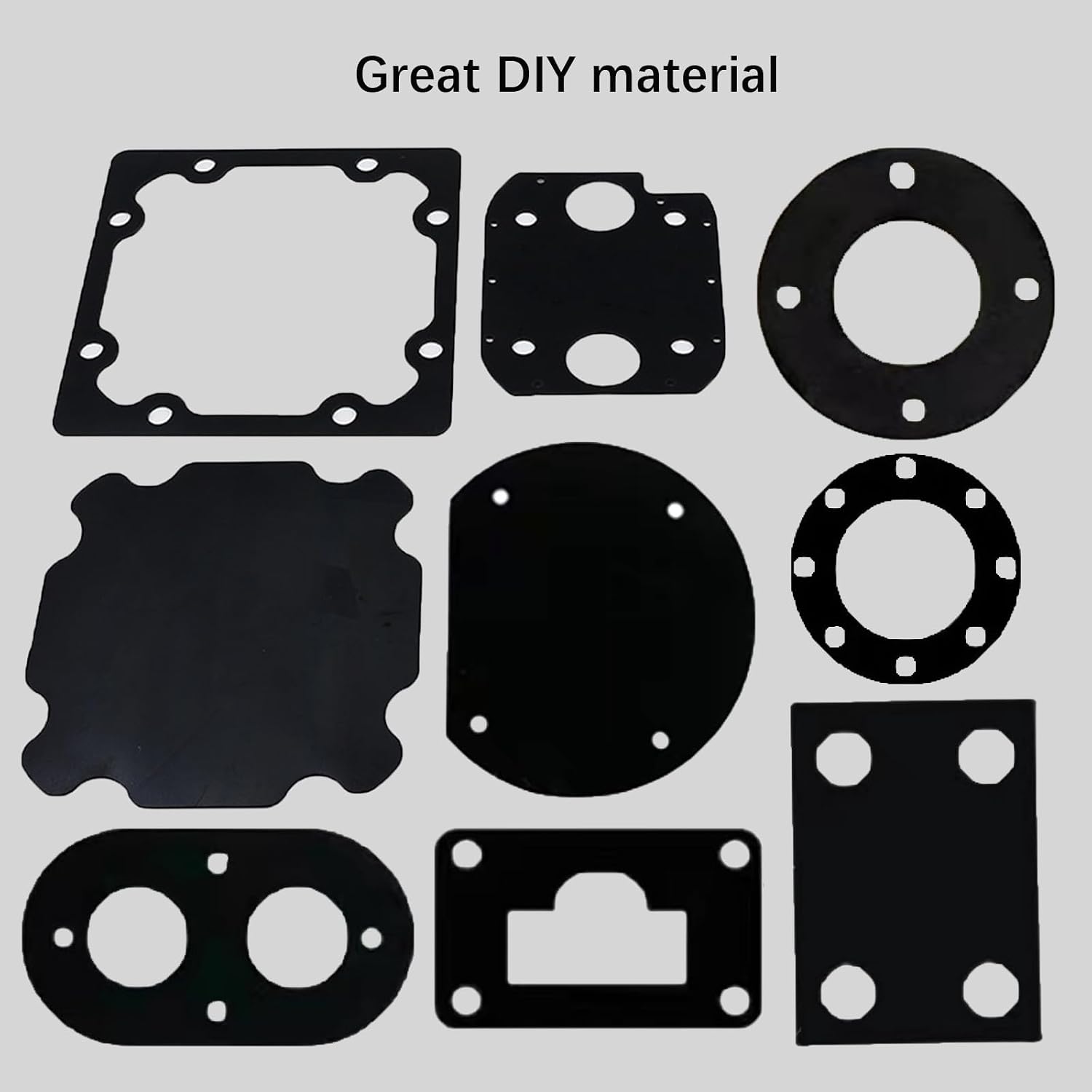 Solid Rubber Sheet Pad 1/8 (.125)" Thick X 12" Wide X 12" Long - Image 6