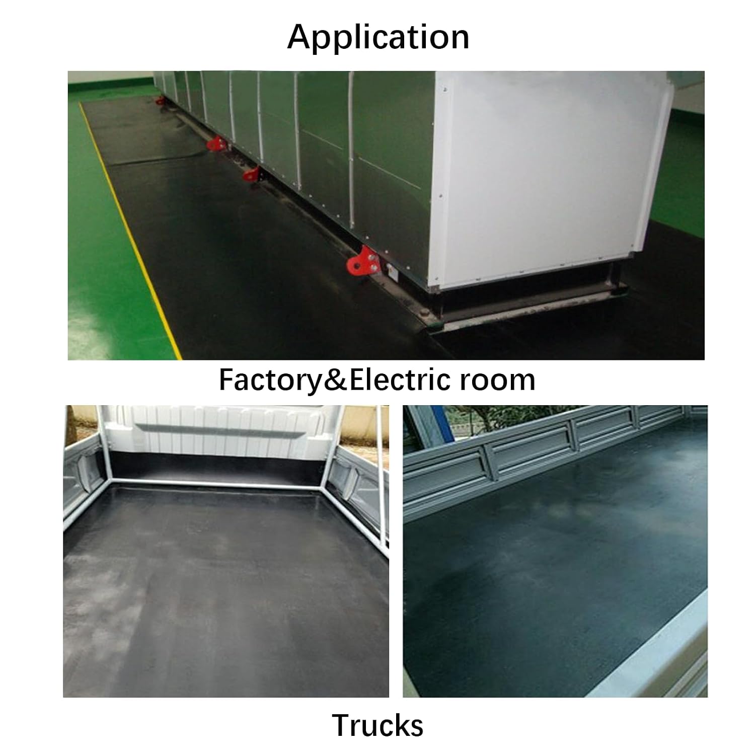 Solid Rubber Sheet Pad 1/8 (.125)" Thick X 12" Wide X 12" Long - Image 3